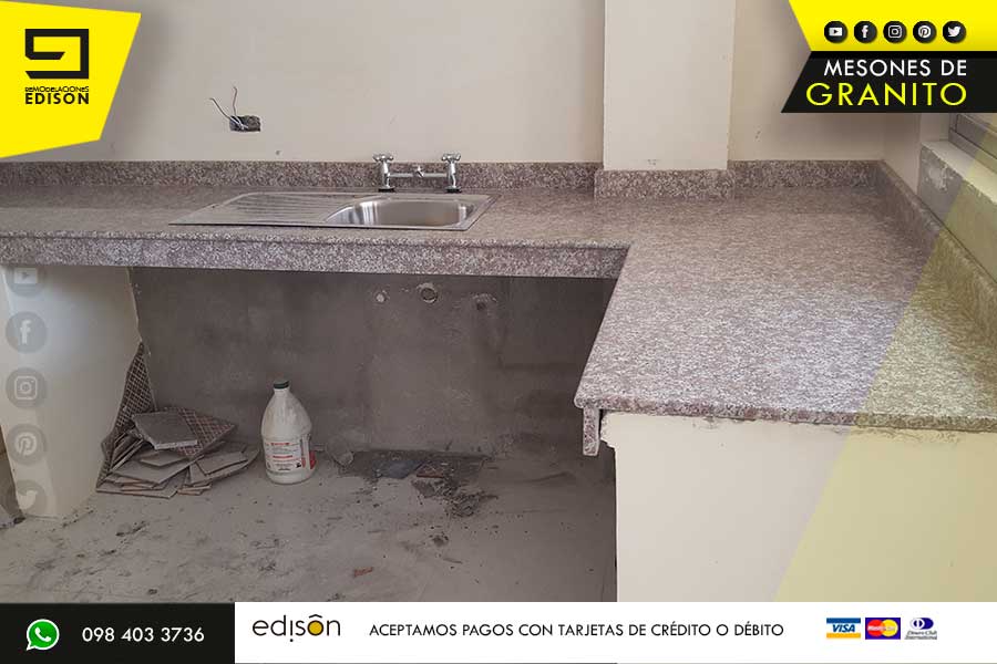 26pink fantasy granito chino sector la espe REMODELACIONES EDISON COCINA GRANITO.001