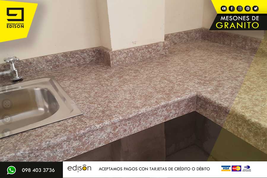 26pink fantasy granito chino sector la espe REMODELACIONES EDISON COCINA GRANITO.004