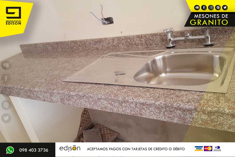 26pink fantasy granito chino sector la espe REMODELACIONES EDISON COCINA GRANITO.005