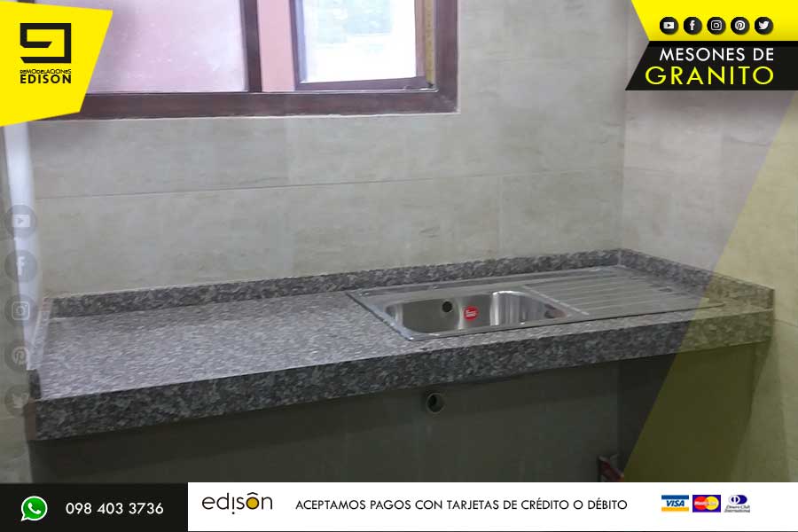 49super brown meson cemento cocina sector el inca REMODELACIONES EDISON COCINA GRANITO.002