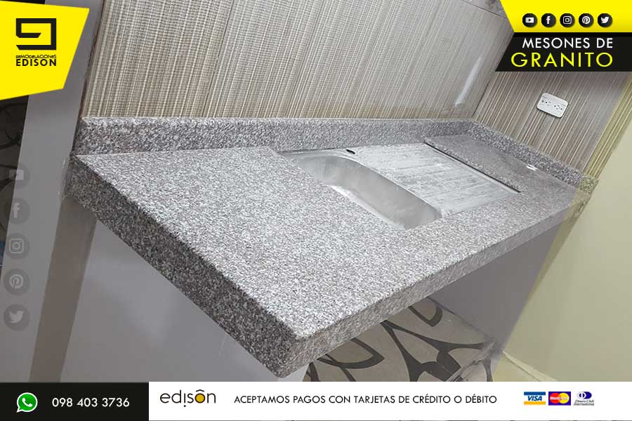 GRANITO PARA COCINA EN QUITO super brown meson cocina cemento sector cayambe REMODELACIONES EDISON COCINA GRANITO.001