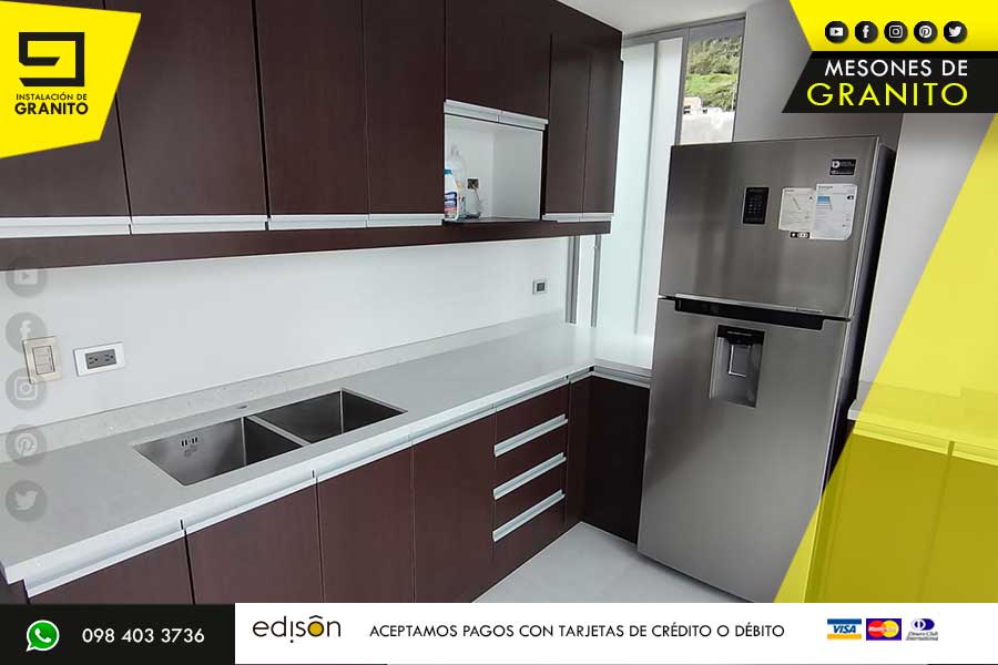 COCINA CUARZO EN CUARZO-BLANCO-ESTELAR